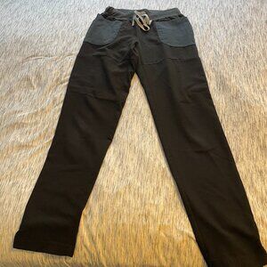 FIGS Female Black Scrub Pants XXS
